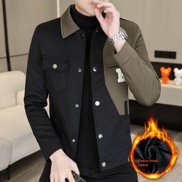 ⁦Men's Stitching Irregular Personality Trendy Top⁩ - الصورة ⁦7⁩