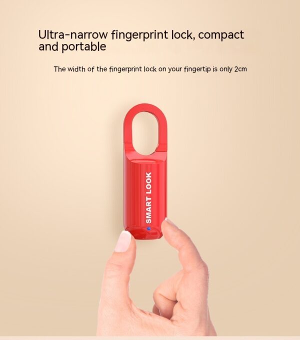 ⁦USB Charging Bag Fingerprint Lock⁩ - الصورة ⁦5⁩