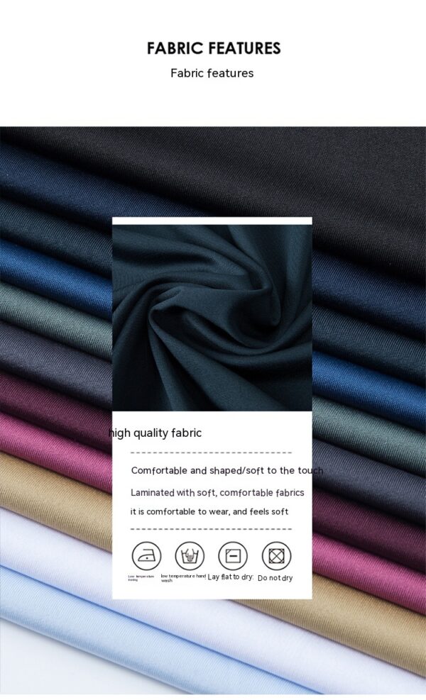 ⁦Summer New Men's Short-sleeved Shirt Seamless Business Shirt⁩ - الصورة ⁦6⁩