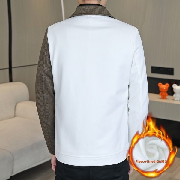 ⁦Men's Stitching Irregular Personality Trendy Top⁩ - الصورة ⁦3⁩