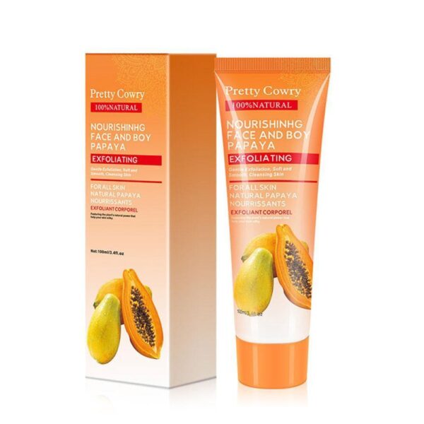 ⁦Cucumber Coconut Papaya Facial Exfoliating Gel Cream 100ml Body Cleansing⁩ - الصورة ⁦6⁩