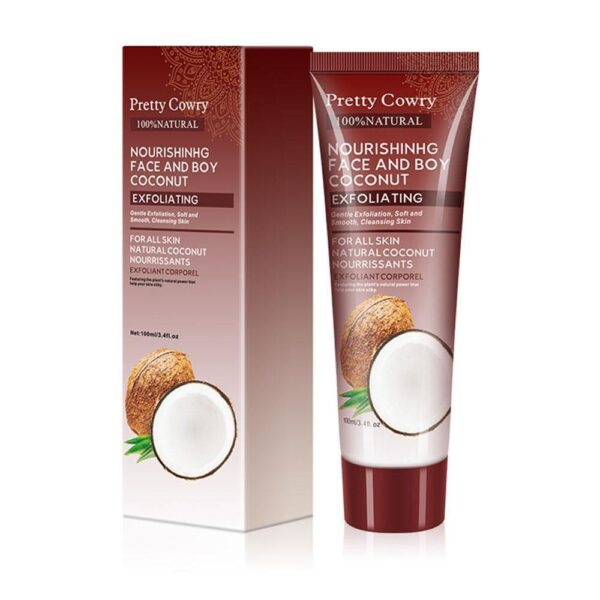 ⁦Cucumber Coconut Papaya Facial Exfoliating Gel Cream 100ml Body Cleansing⁩ - الصورة ⁦4⁩