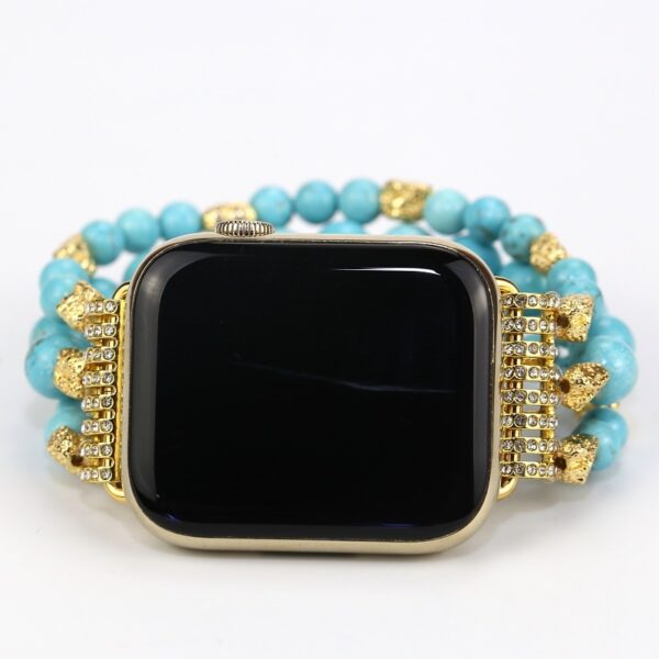 ⁦Elastic Buckle Smartwatch Strap With Multiple Layers⁩ - الصورة ⁦2⁩