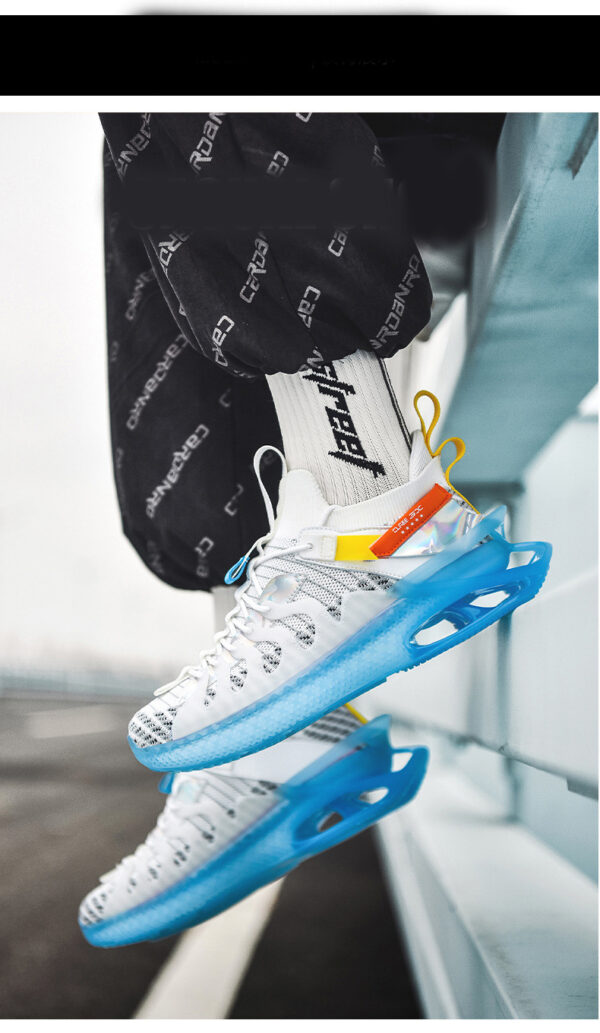 ⁦Sports Shoes Men's Summer Breathable Plus Size Running Men's Casual Korean Style Old Shoes Trend⁩ - الصورة ⁦3⁩