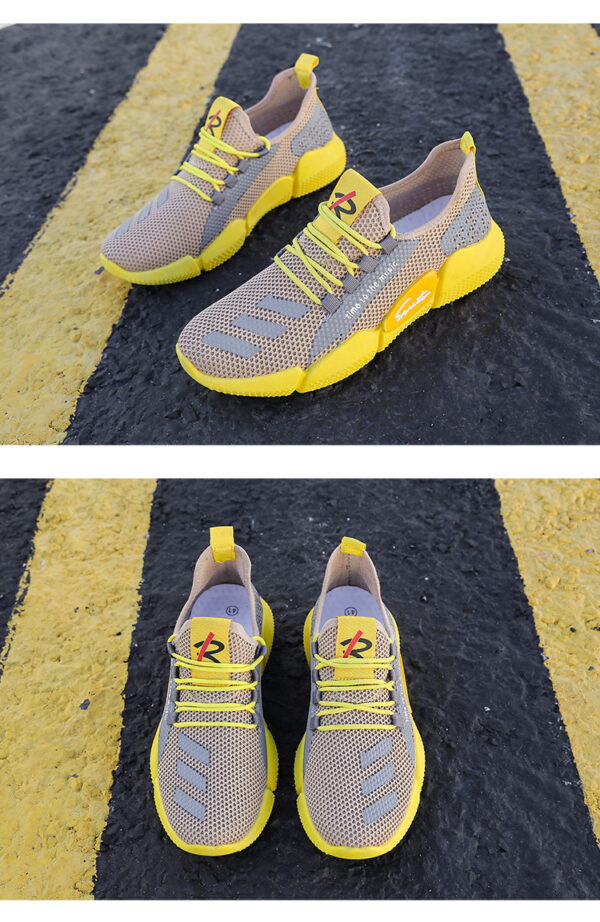 ⁦Mesh Shallow Mouth Low-cut Breathable Shoes⁩ - الصورة ⁦3⁩