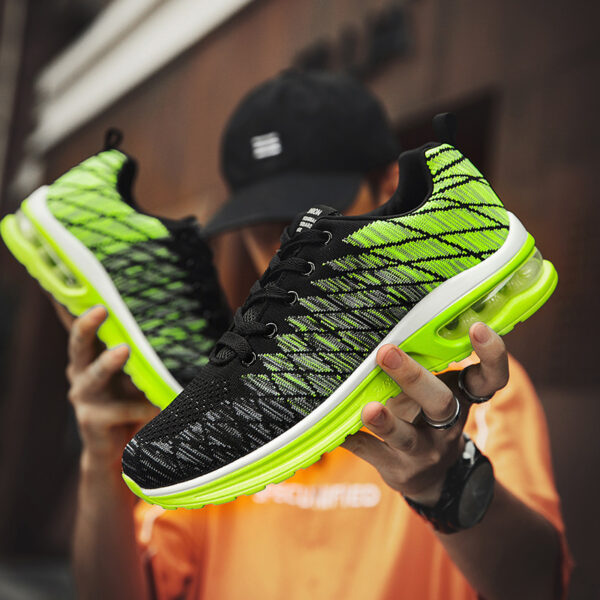⁦Summer Men's Shoes Breathable Sports Shoes Mesh Running Sports Casual Shoes⁩ - الصورة ⁦2⁩