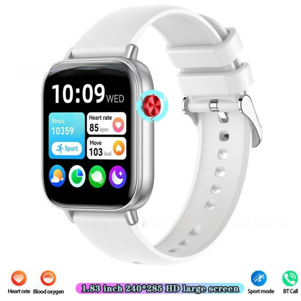 ⁦Smart Watch Mobile Pedometer Heart Rate Monitoring Bluetooth Calling 169 Touch Display Smart Bracelet⁩ - الصورة ⁦10⁩