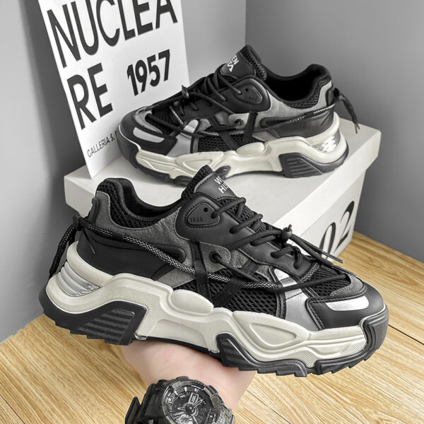 ⁦Mens Fashion Breathable Thick-soled Running Sneakers⁩ - الصورة ⁦4⁩