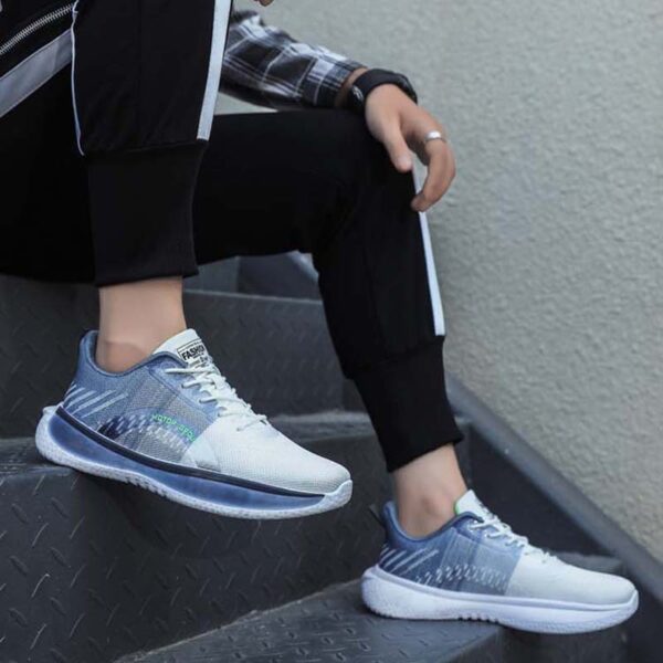 ⁦Men Sneakers Non-slip Sports Shoes Outdoor Training Running Shoes⁩ - الصورة ⁦2⁩