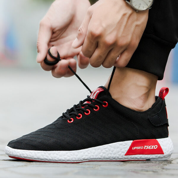 ⁦Spring and Autumn New Korean men's casual shoes men's shoes all-match tide running shoes lazy shoes⁩ - الصورة ⁦2⁩