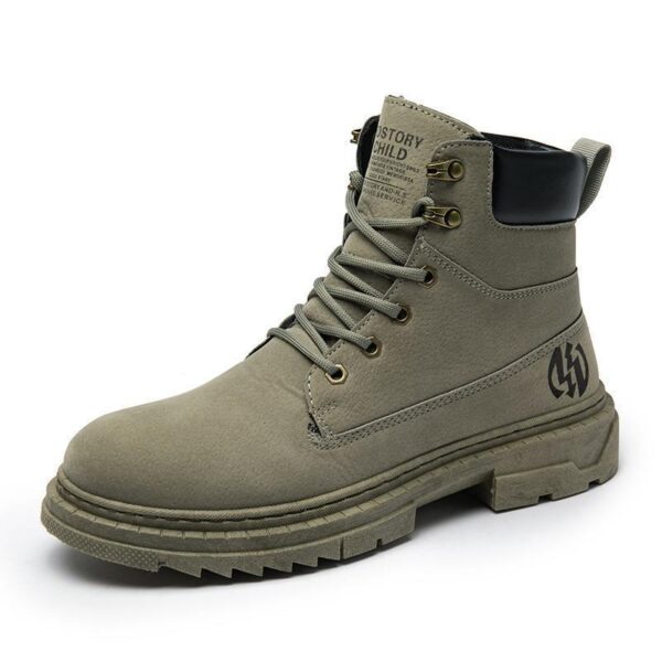 ⁦Mens Casual High Top Martin Boots⁩ - الصورة ⁦4⁩