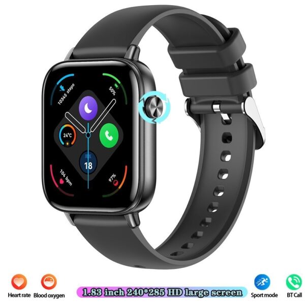 ⁦Smart Watch Mobile Pedometer Heart Rate Monitoring Bluetooth Calling 169 Touch Display Smart Bracelet⁩ - الصورة ⁦2⁩