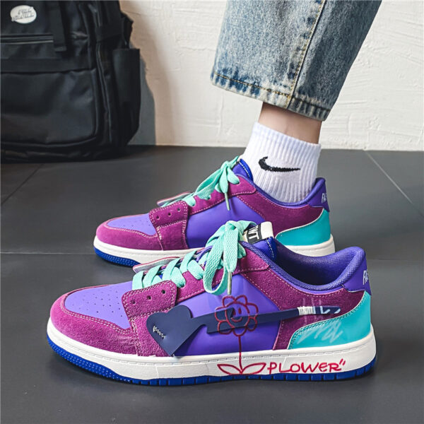 ⁦Mens Fashionable And Versatile Graffiti Shoes⁩ - الصورة ⁦2⁩