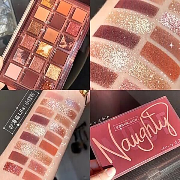 ⁦Makeup Palette 18 Color Eye Shadow Matte Bead Lazy Eye Shadow Palette⁩ - الصورة ⁦2⁩