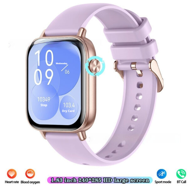 ⁦Smart Watch Mobile Pedometer Heart Rate Monitoring Bluetooth Calling 169 Touch Display Smart Bracelet⁩ - الصورة ⁦9⁩