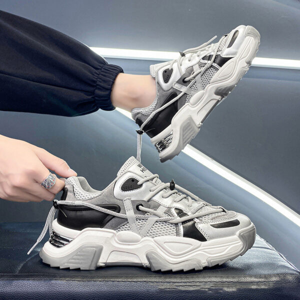 ⁦Mens Fashion Breathable Thick-soled Running Sneakers⁩ - الصورة ⁦3⁩