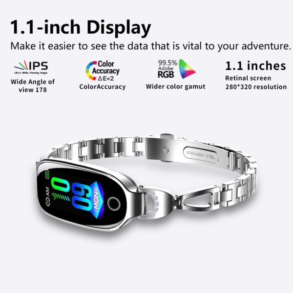 ⁦Women's Smart Watch Non-invasive Blood Glucose Menstrual Reminder⁩ - الصورة ⁦3⁩