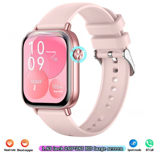 ⁦Smart Watch Mobile Pedometer Heart Rate Monitoring Bluetooth Calling 169 Touch Display Smart Bracelet⁩ - الصورة ⁦7⁩