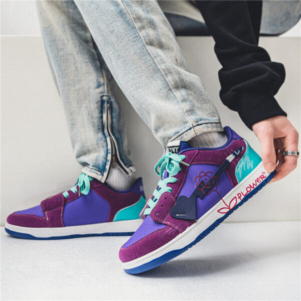 ⁦Mens Fashionable And Versatile Graffiti Shoes⁩ - الصورة ⁦4⁩